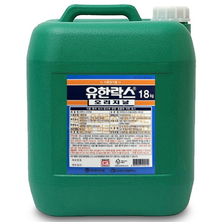 유한락스 오리지날 락스, 18kg, 1개
