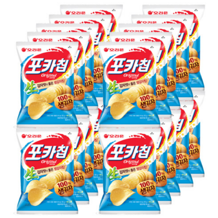 오리온 포카칩 오리지널, 30g, 20개