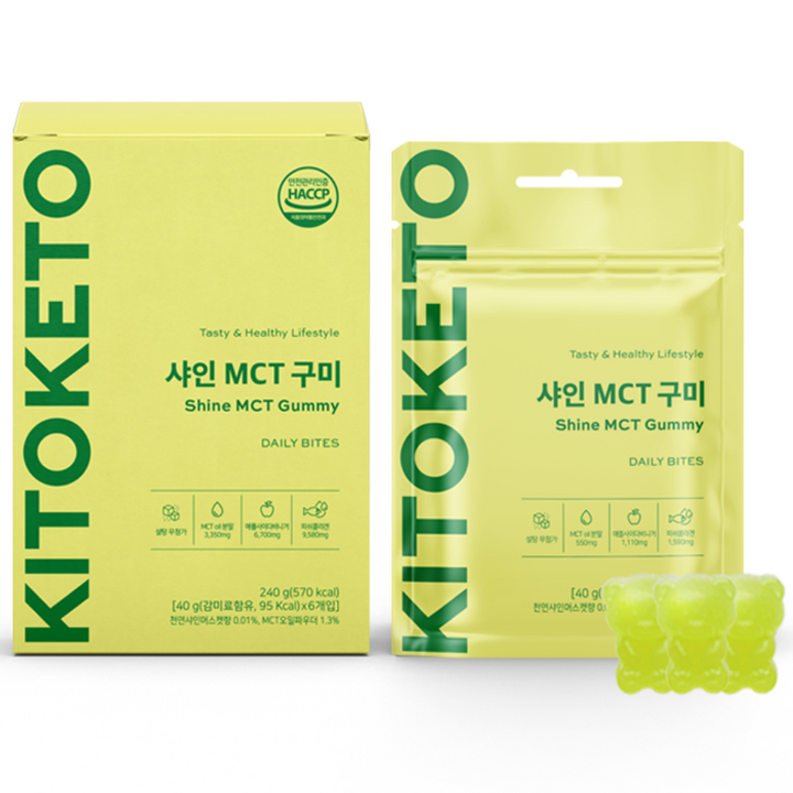 키토케토 임박할인 샤인MCT구미 무설탕, 240g, 1개
