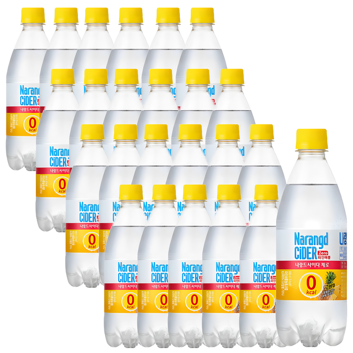 나랑드사이다 제로 파인애플, 500ml, 24개