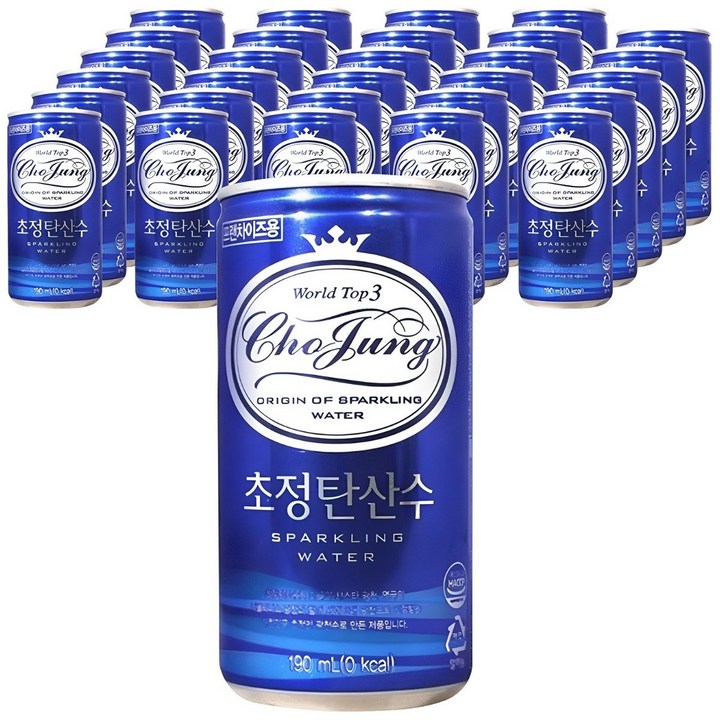 초정탄산수, 190ml, 30개