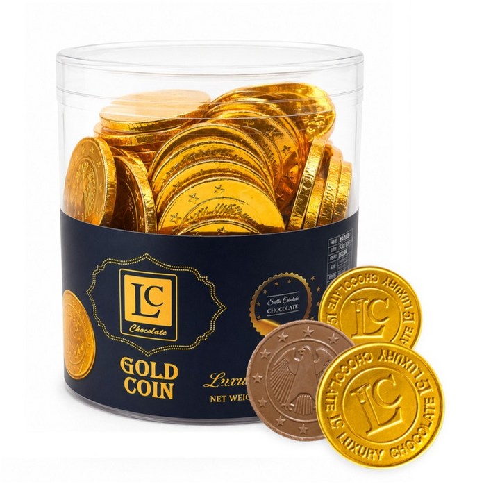 엘씨 골드 코인 초콜릿 100여개입 500g, 1개