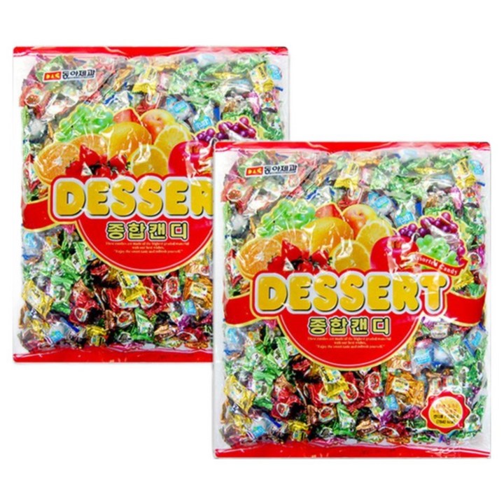 동아제과 디저트종합캔디, 2kg, 2개