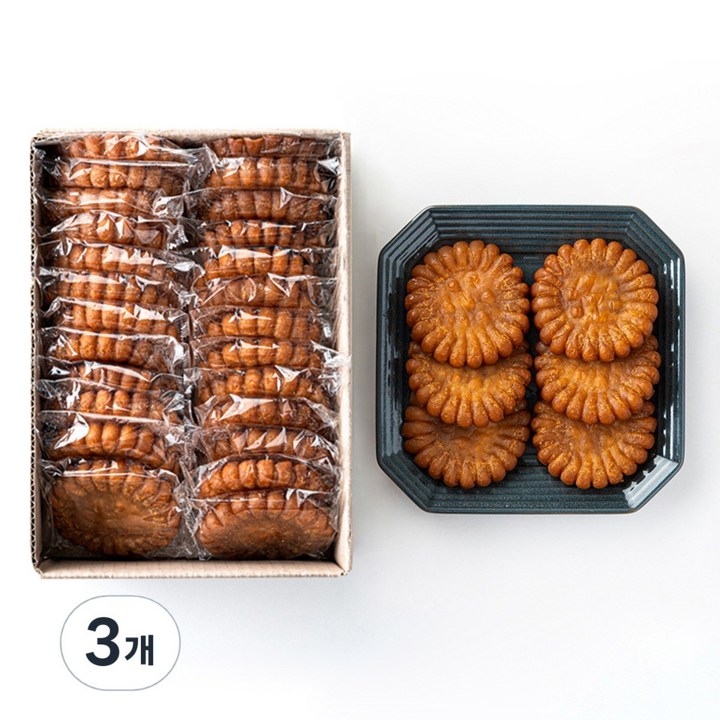꿀이구마 찹쌀꿀약과, 1kg, 3개