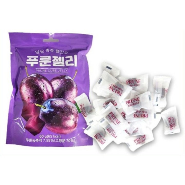 푸룬 큐브 젤리, 1박스, 720g