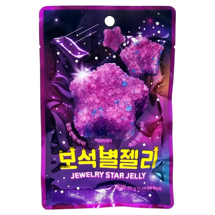선우글로벌 보석별젤리, 6개, 40g