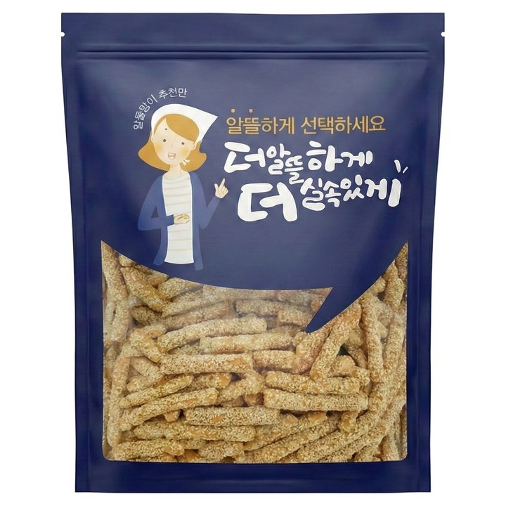 [가성비 대용량 1kg] 구운참마깨스틱 건강간식 다이어트간식 참마간식 참깨간식 어르신간식 부모님간식 간편간식 명절선물 전통간식 사무실간식, 1개, 1kg