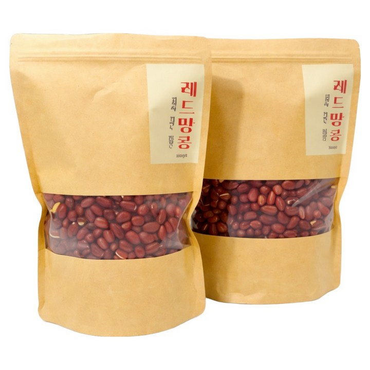 [나나컴퍼니] 볶음땅콩 껍질째먹어도맛있는 레드땅콩, 1개, 500g