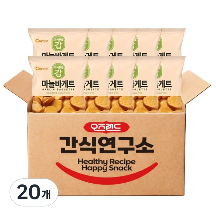 오즈랜드 cw 마늘바게트, 65g, 20개