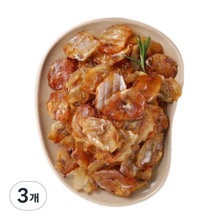 [더주] 직화로 구워 바로먹는 동전쥐포, 400g, 3개