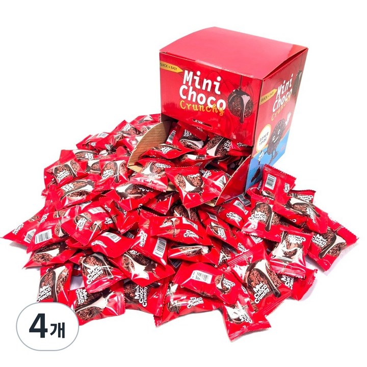 미니초코크런치, 600g, 4개