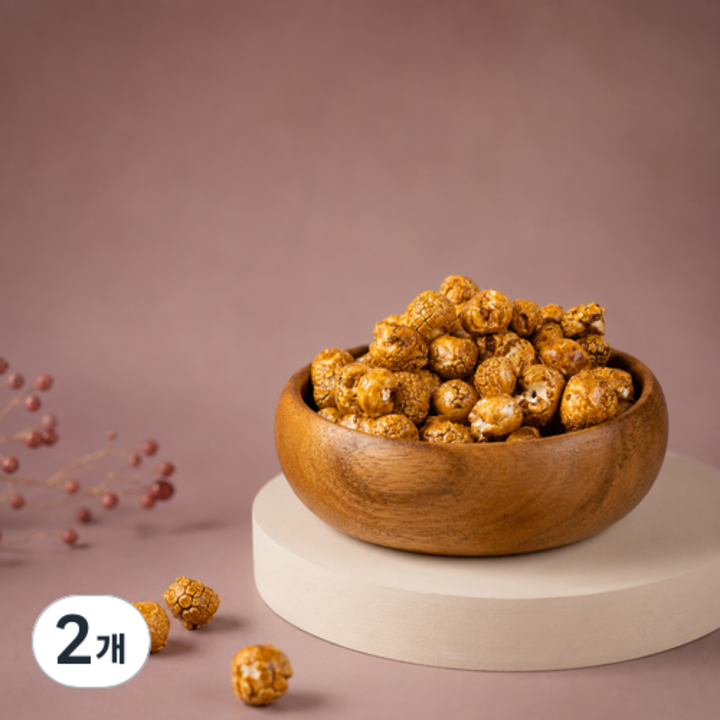 스윗팝콘 초코향 | 초코맛 강냉이 간식 전통과자 옛날과자, 2개, 160g