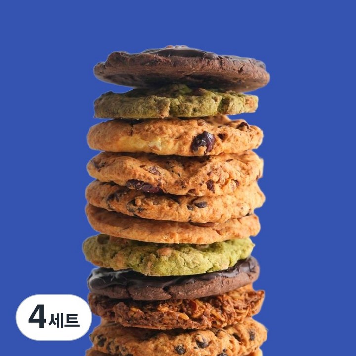 블루엘스위트 초코칩쿠키 선물 10개입, 4세트