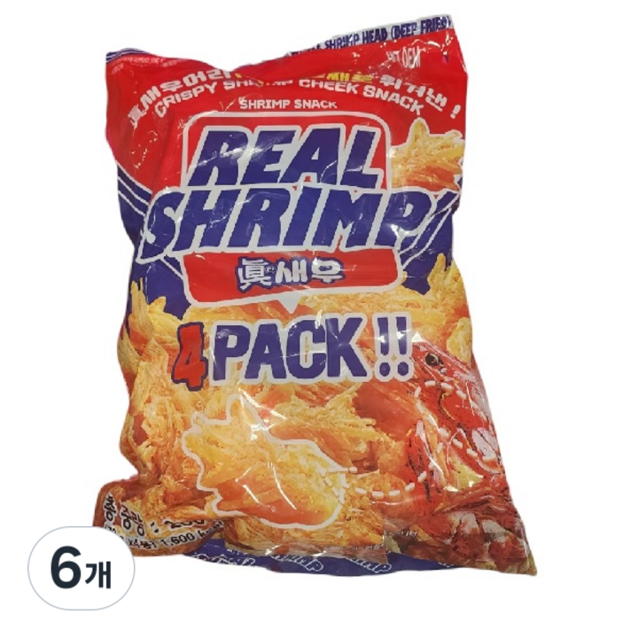 코스트코 진새우 오리지널 새우스낵, 6개, 280g