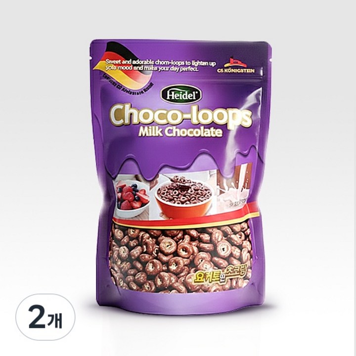 하이델 초코룹스, 2개, 110g