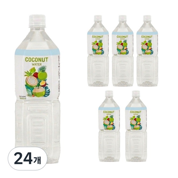 RFC비넛 코코넛 워터 100%, 1.5L, 24개