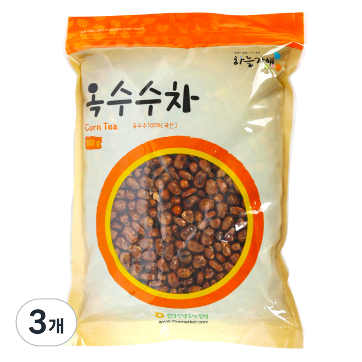 함양농협 하늘가애 옥수수차, 500g, 1개입, 3개