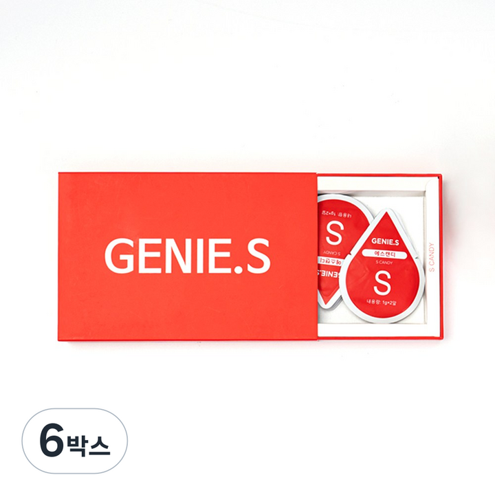 지니에스 에스캔디 기름배출캔디 30알 개별포장 1BOX, 6박스
