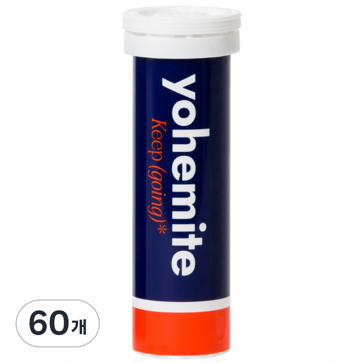무설탕 이온음료 요헤미티 워터 오리지널 맛, 3.6g, 60개