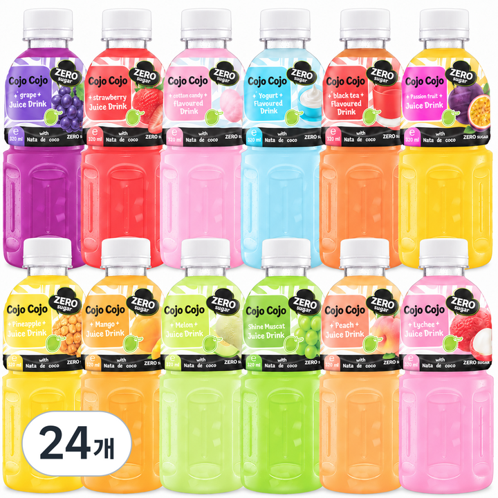 코조코조 제로 12종 혼합, 24개, 320ml