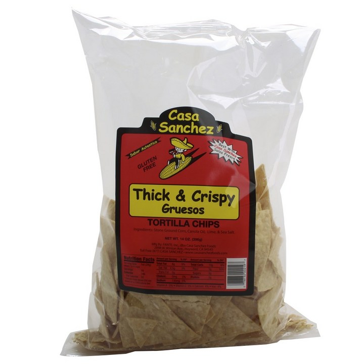 Casa Sanchez 씩 앤 크리스피 그루소 토르티야 칩, 396g, 1개