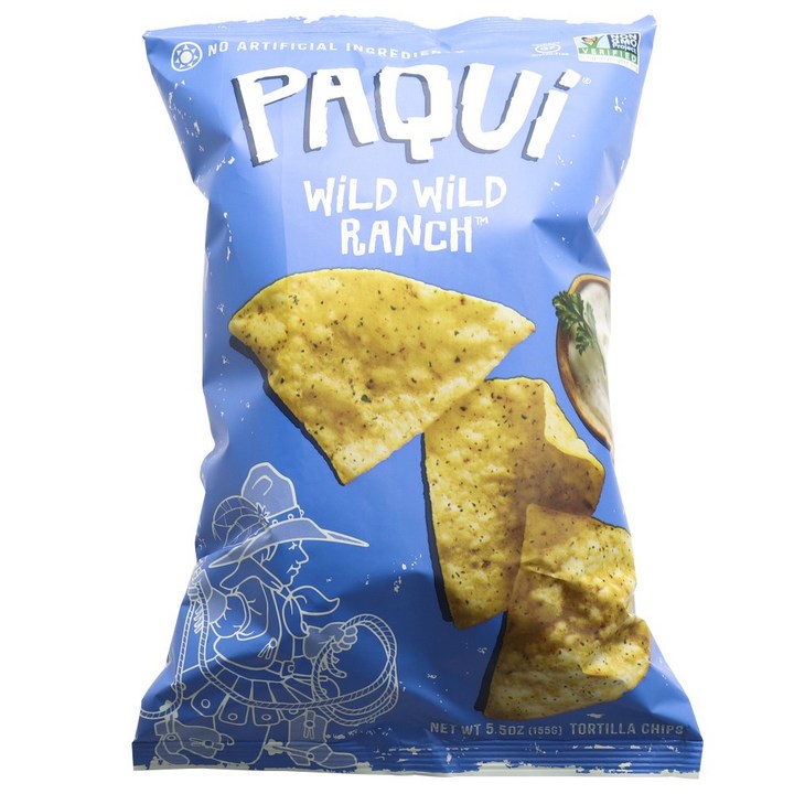 Paqui 와일드 와일드 랜치 토르티야 칩, 155g, 1개