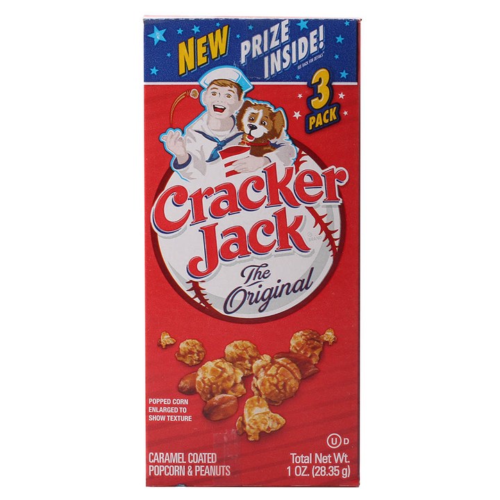 Cracker Jack 오리지널 크래커 잭, 3개, 28.35g