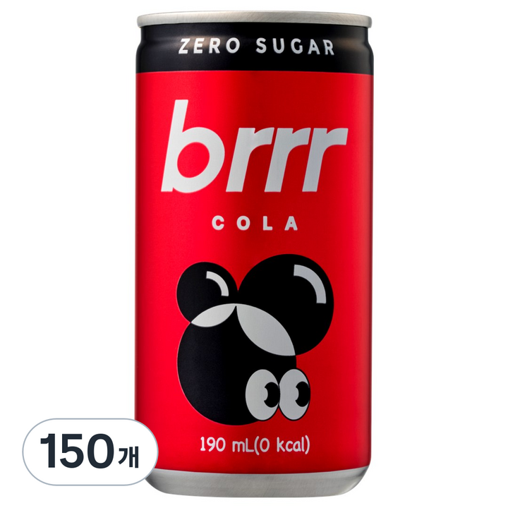 부르르 제로콜라, 190ml, 150개