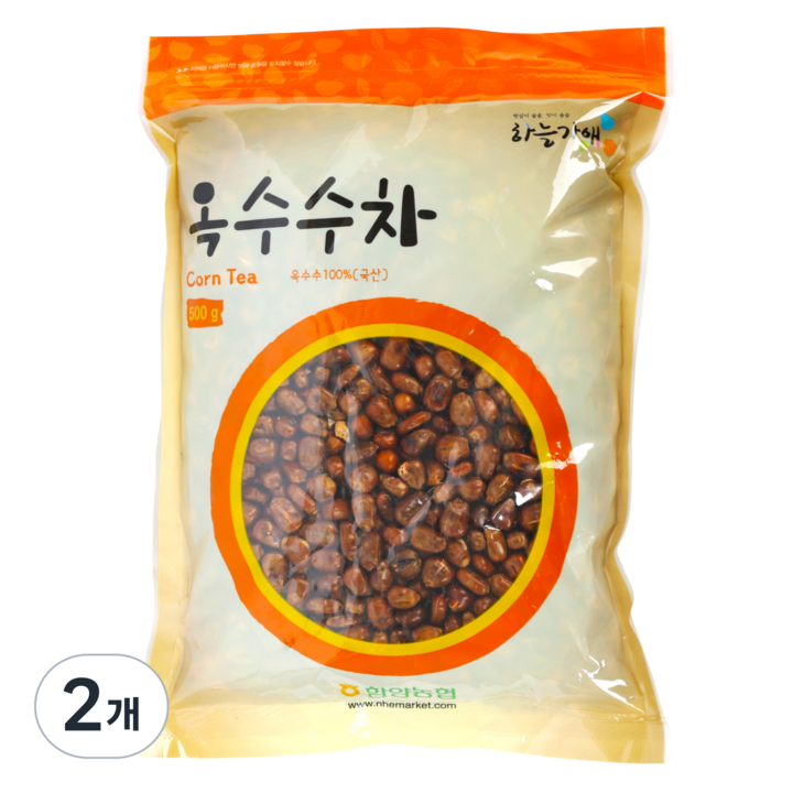 함양농협 하늘가애 옥수수차, 500g, 1개입, 2개