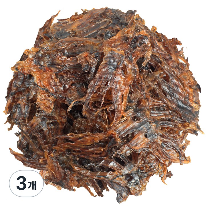 60마리내외 말랑 쫄깃한 납작숏망족 납작 숏 다리 오징어다리, 200g, 3개