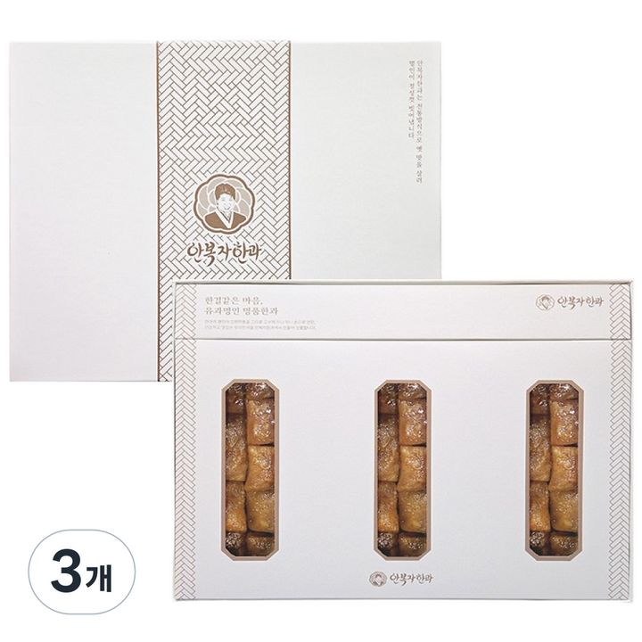[한과명인] 우리밀 페스츄리 약과, 450g, 3개