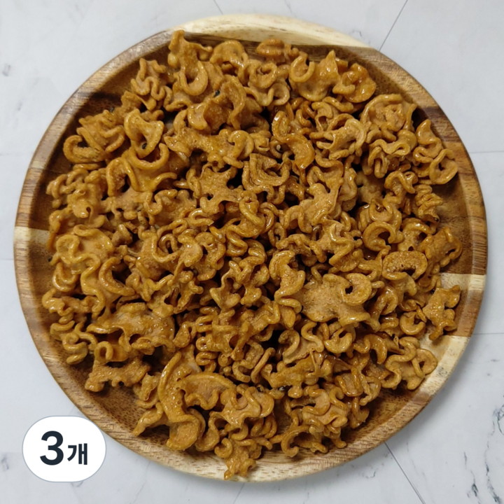 고소한 검은깨 라면과자, 3개, 500g