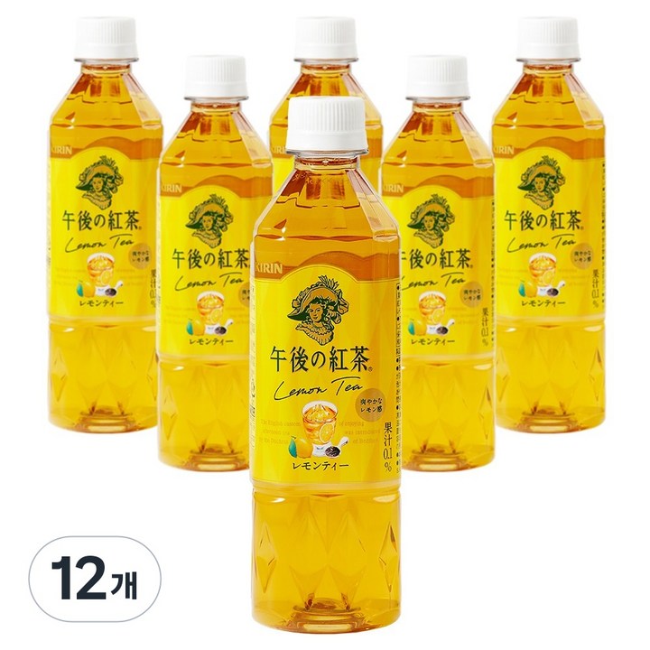 오후의홍차 레몬티, 500ml, 12개