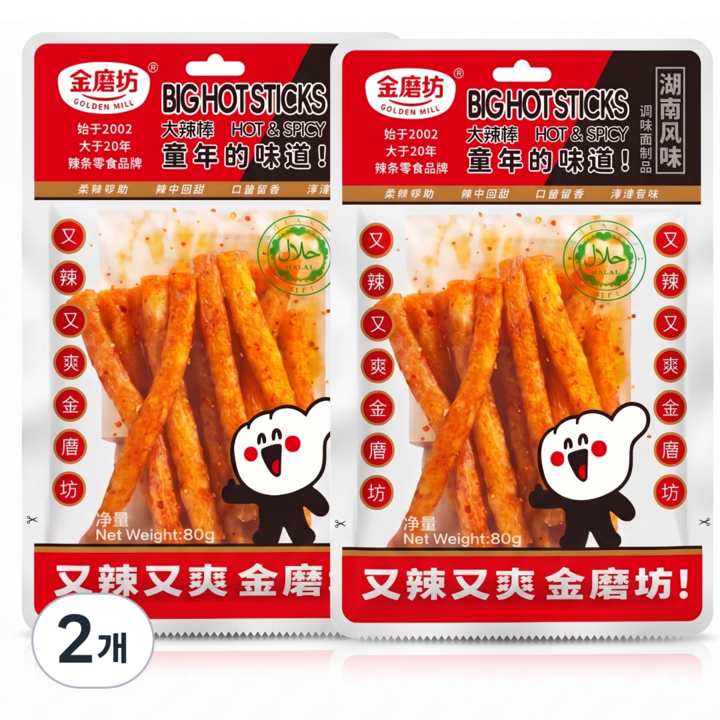 소프트 쫄깃 마라 쫀드기, 2개, 79.8g
