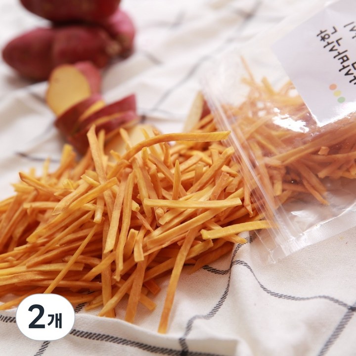 휴게소 간식 참 고구마 스틱 과자, 2개, 250g