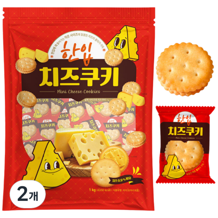 한입 치즈쿠키, 2개, 1kg