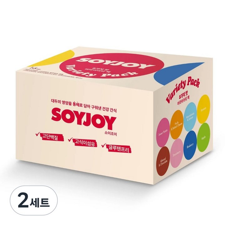 소이조이 8종 16개입 버라이어티 팩, 2세트, 460g