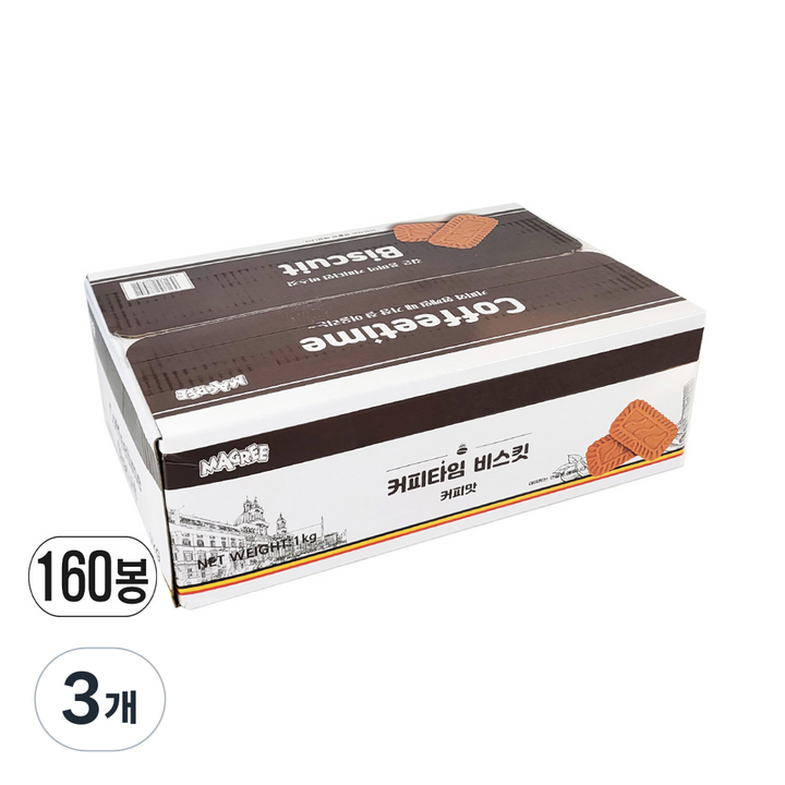 커피타임 비스킷 커피맛, 3개, 1kg