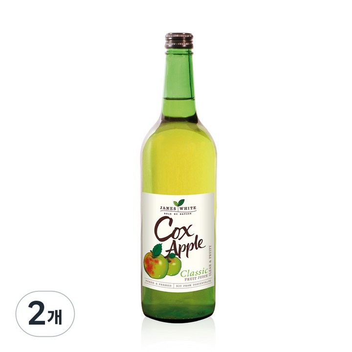 [아스트라 독점] 영국직수입 클래식 애플주스 Cox Apple 상큼한맛!!! (소비기한 2028-01-31), 2개, 750ml