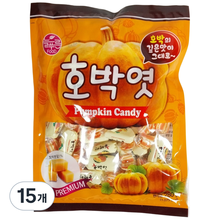 늘푸른식품 호박엿 280g, 15개
