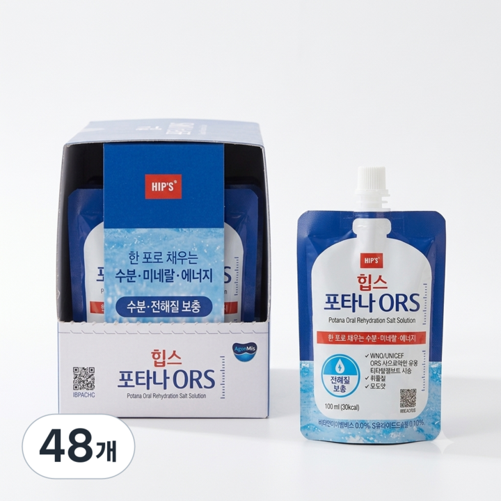힙스 포타나 ors 세트, 48개, 100ml