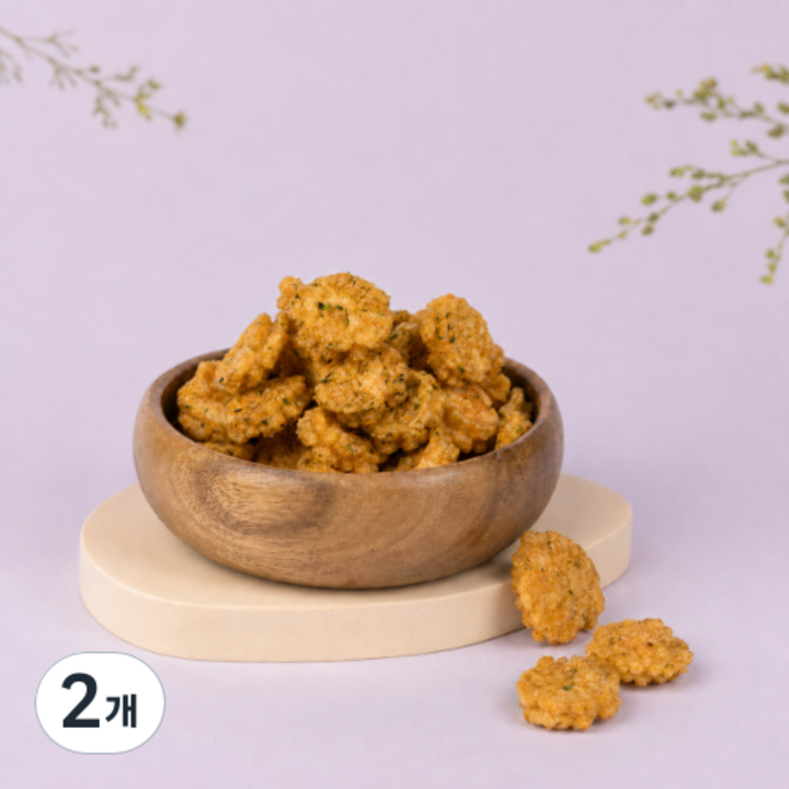 김맛 찹쌀스낵 | 쌀과자 간식 안주 옛날과자 전통과자 주전부리, 2개, 280g