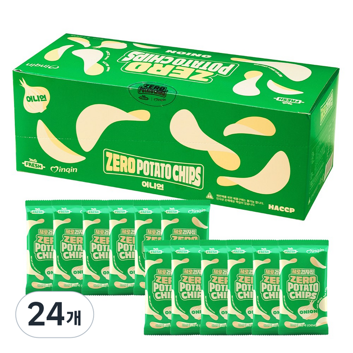 메타프레쉬 제로감자칩 어니언, 35g, 24개