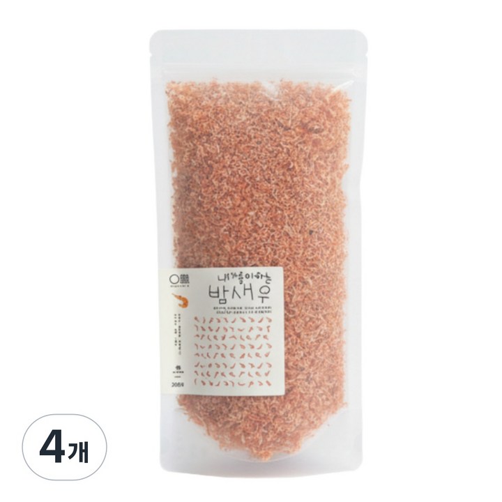바다로 국산 아기 밥새우, 4개, 200g