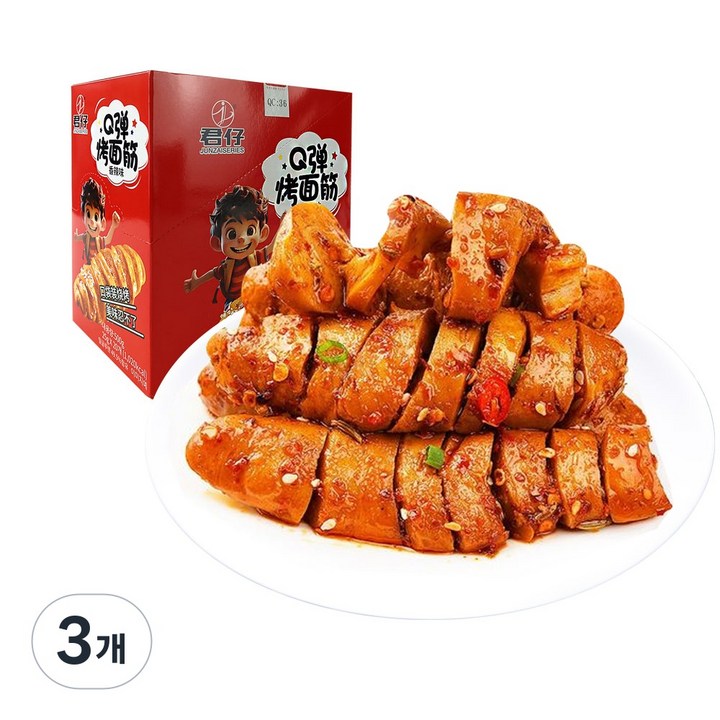 (배터짐) 쮠즈매콤 향라맛 코맨진 코면진 소포장 (25g/20개) 한곽 맥주간식 반찬 밀소세지, 3개, 500g