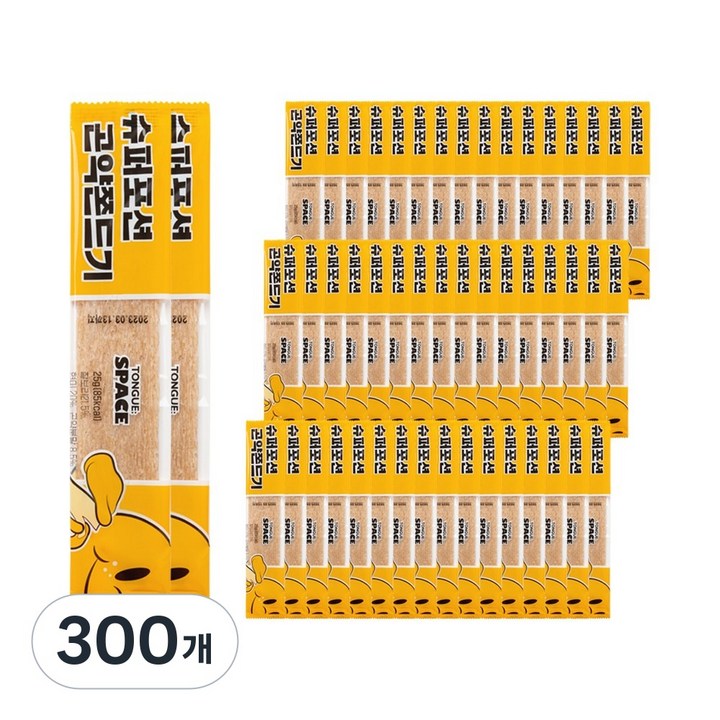 슈퍼포션 곤약쫀드기 벌크포장, 25g, 300개