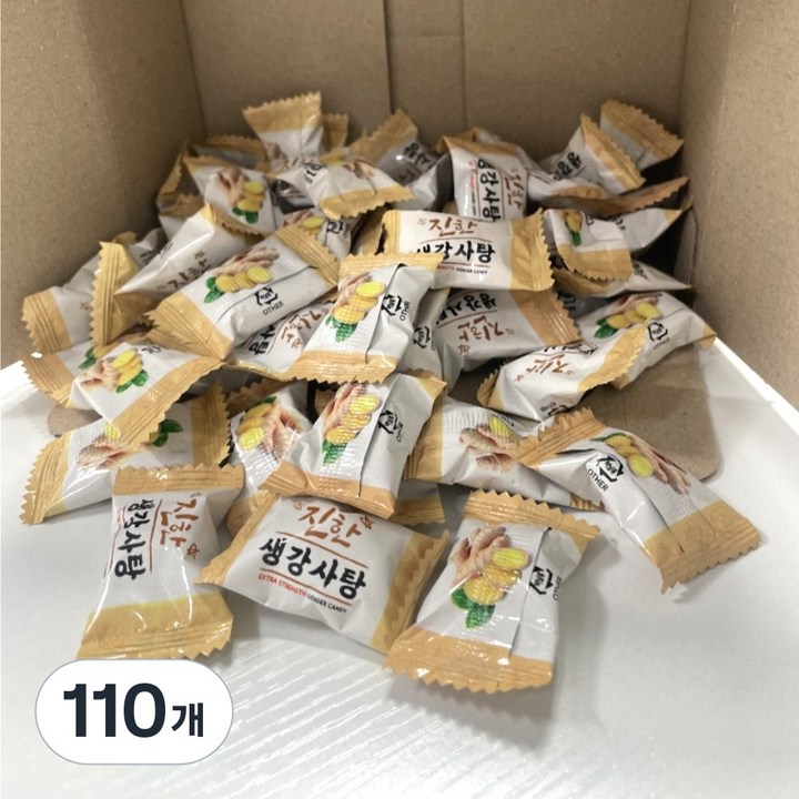 일광제과 진한 생강사탕, 4g, 110개