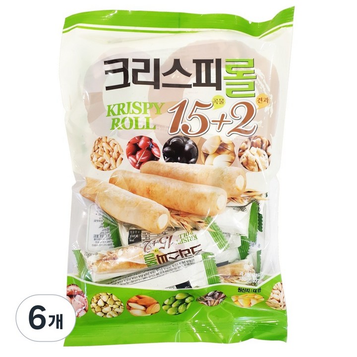 크리스피롤 180g, 6개