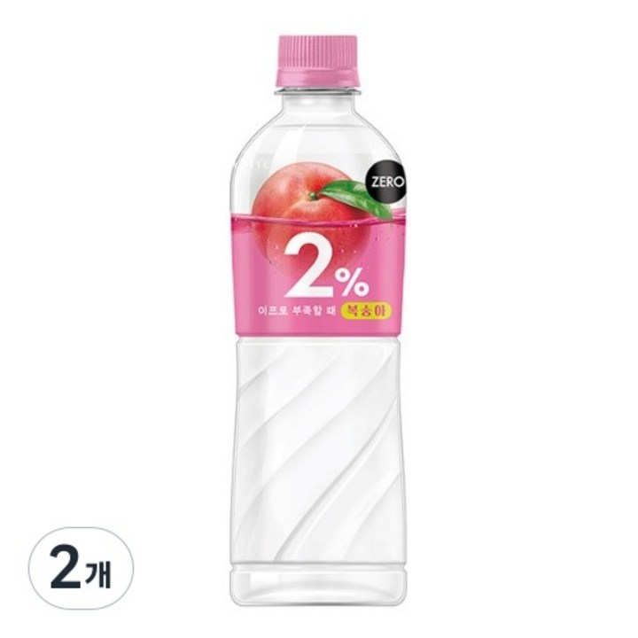이프로 부족할 때 복숭아, 2개, 500ml