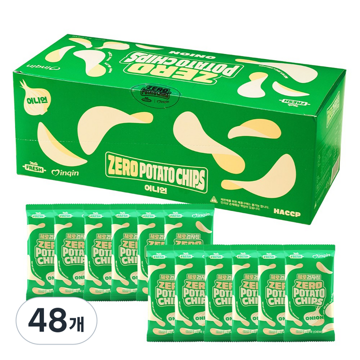 메타프레쉬 제로감자칩 어니언, 35g, 48개